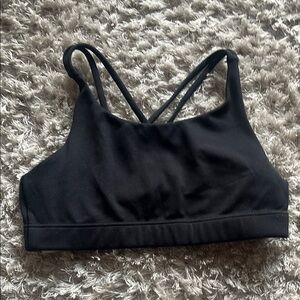 Athletes | Black Strappy Bralette, Girls 8-10